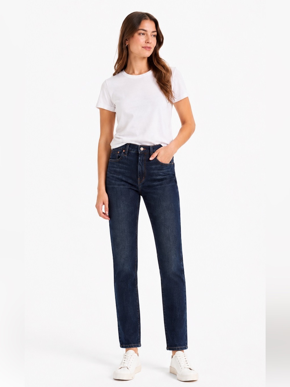 Madewell The Slim Boyjean Women’s 29 Dark Wash Raw Hem Jeans